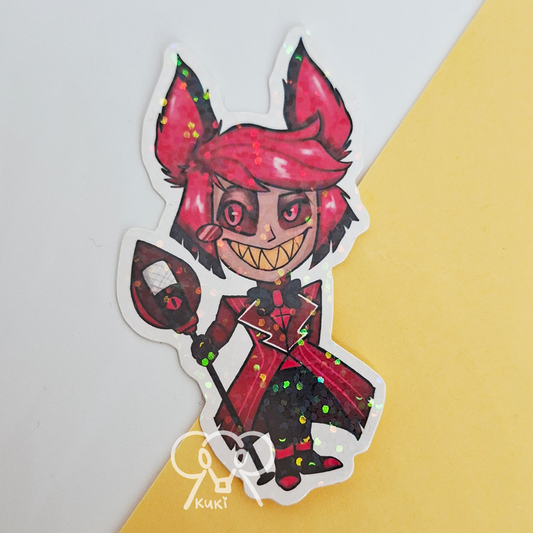 Alastor Hazbin Hotel  | Holo Sticker