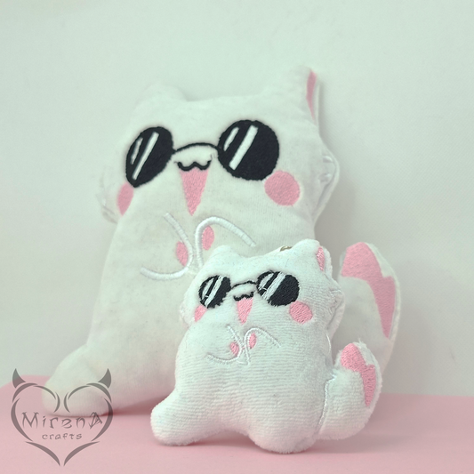 Gojo Cat Jujutsu Kaisen | Plush Keychain