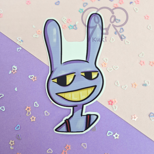 Jax The Amazing Digital Circus | Holo Sticker