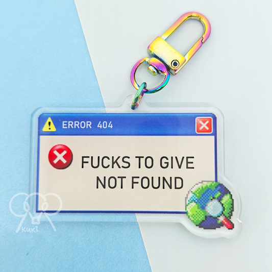 Fucks To Give Not Found | Acrylic Keychain