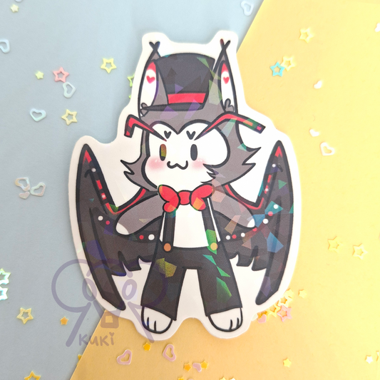 Husk Hazbin Hotel  | Holo Sticker