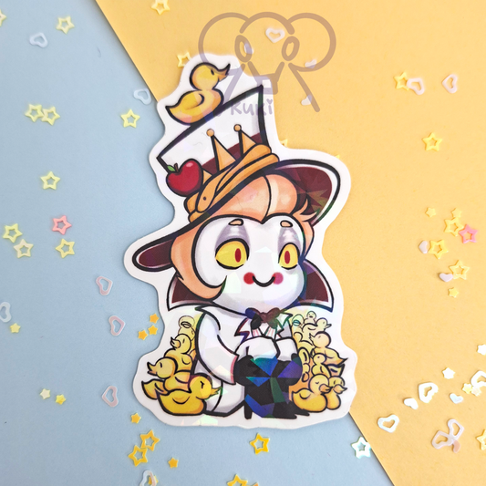 Lucifer Hazbin Hotel | Holo Sticker
