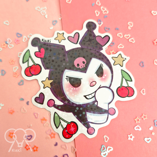 Kuromi | Holo Sticker