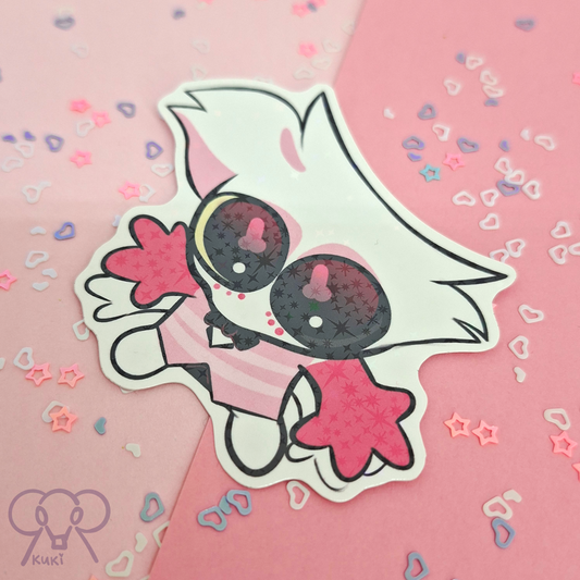 Angel Dust Hazbin Hotel | Holo Sticker