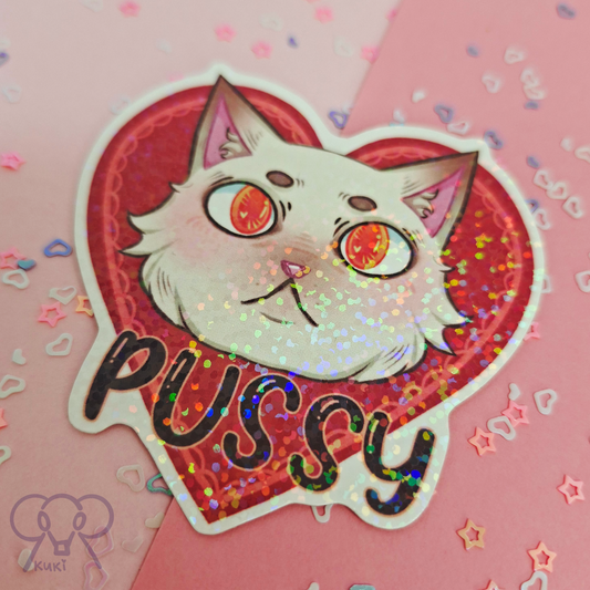 Pussy | Holo Sticker