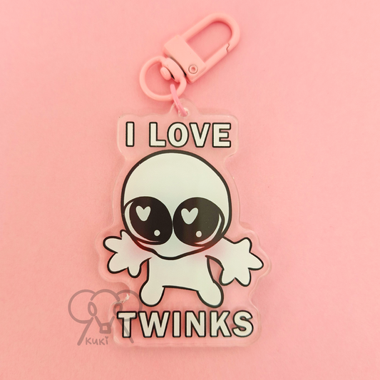 I Love Twinks | Acrylic Keychain