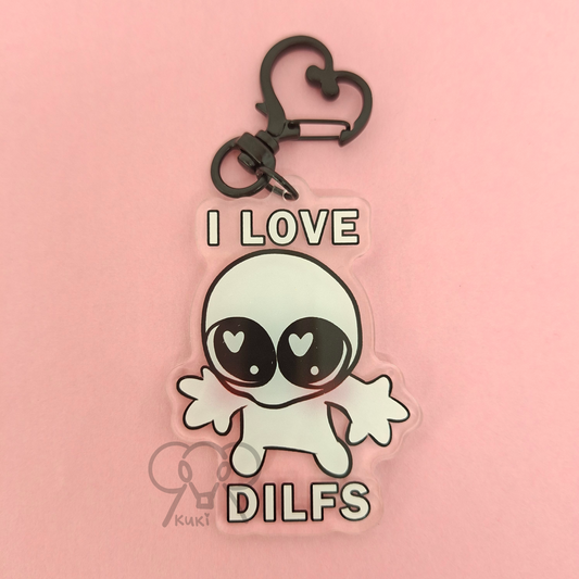 I Love Dilfs | Acrylic Keychain