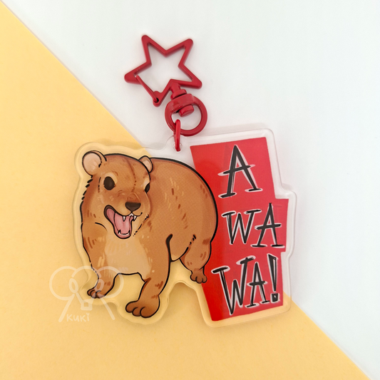 Awawa Hyrax | Acrylic Keychain