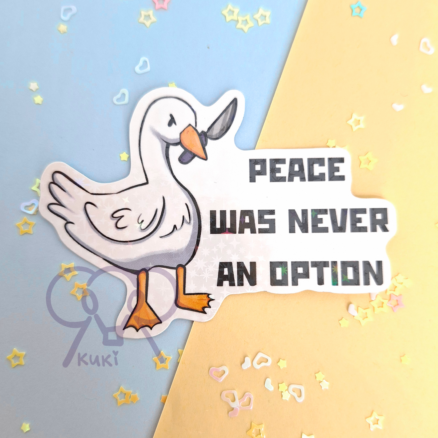 I Choose  Violence | Holo Sticker