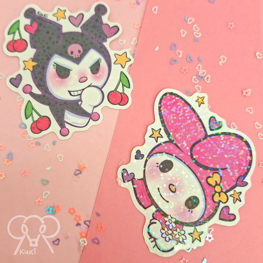 Kuromi | Holo Sticker